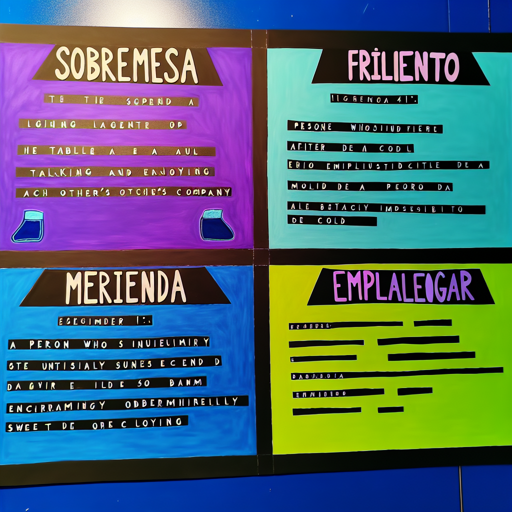 Picture for Palabras en español difíciles de traducir al inglés